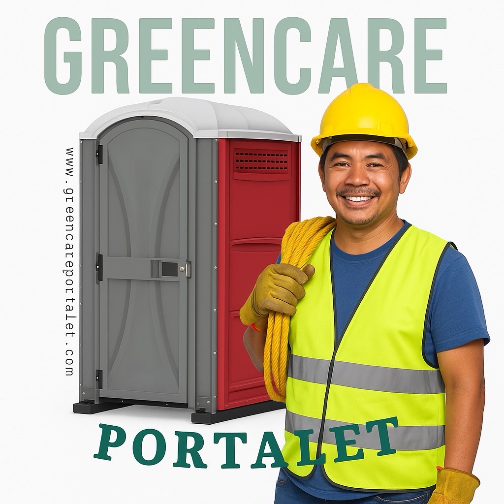 Construction site portalet portable toilet