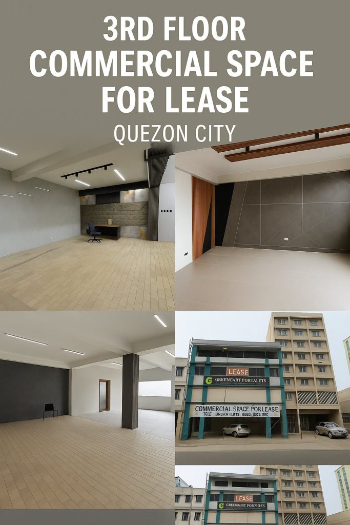 Commercial space for lease in Quezon City